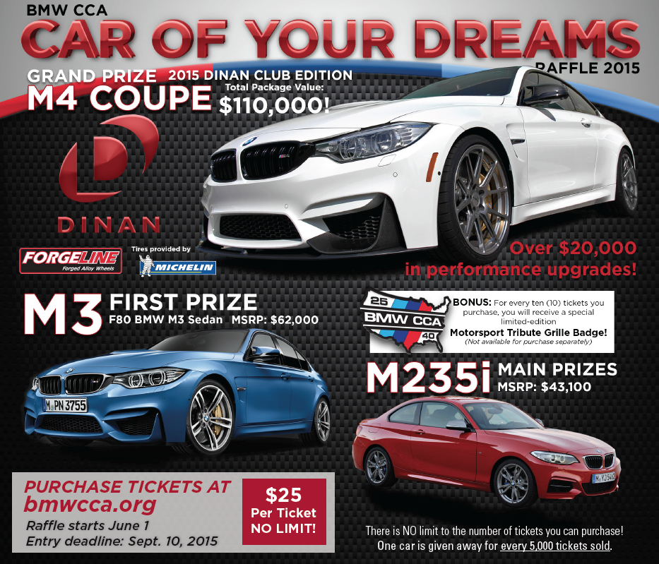 Bmw cca car of your dreams raffle #5